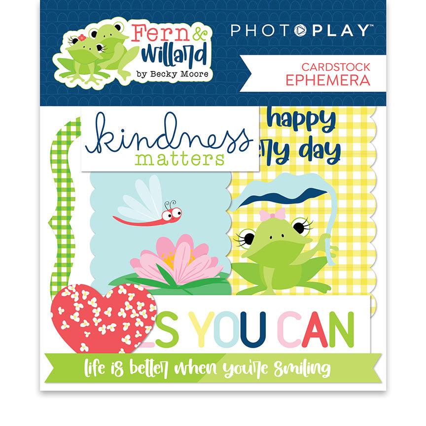 Fern & Willard Collection 5 x 5 Die Cut Scrapbook Embellishments by Photo Play Paper