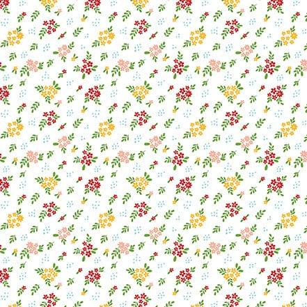 Fun On The Farm Collection Farm Flowers 12 x 12 Double-Sided Scrapbook Paper by Echo Park Paper - Scrapbook Supply Companies