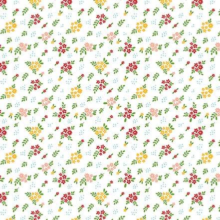 Fun On The Farm Collection Farm Flowers 12 x 12 Double-Sided Scrapbook Paper by Echo Park Paper - Scrapbook Supply Companies