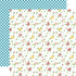 Fun On The Farm Collection Farm Flowers 12 x 12 Double-Sided Scrapbook Paper by Echo Park Paper
