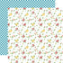 Fun On The Farm Collection Farm Flowers 12 x 12 Double-Sided Scrapbook Paper by Echo Park Paper - Scrapbook Supply Companies
