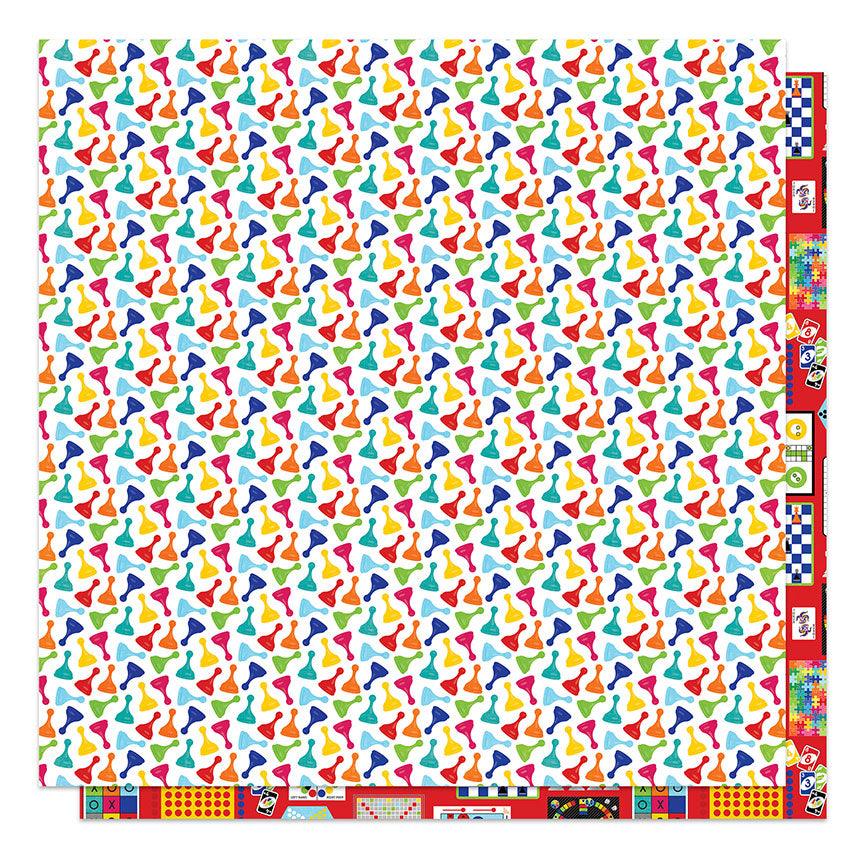 Family Fun Night Collection Sorry Not Sorry 12 x 12 Double-Sided Scrapbook Paper by Photo Play Paper