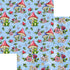 Frogs In The Morass Collection Mushroom Fields 12 x 12 Double-Sided Scrapbook Paper by SSC Designs