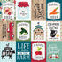 Farmer's Market Collection 3 x 4 Journaling Cards 12 x 12 Double-Sided Scrapbook Paper by Echo Park Paper - Scrapbook Supply Companies