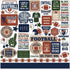 Football Collection 12 x 12 Scrapbook Sticker Sheet by Echo Park Paper - Scrapbook Supply Companies