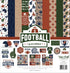 Football Collection 12 x 12 Double-Sided Scrapbook Paper Kit & Sticker Sheet by Echo Park Paper - 13 Pieces - Scrapbook Supply Companies