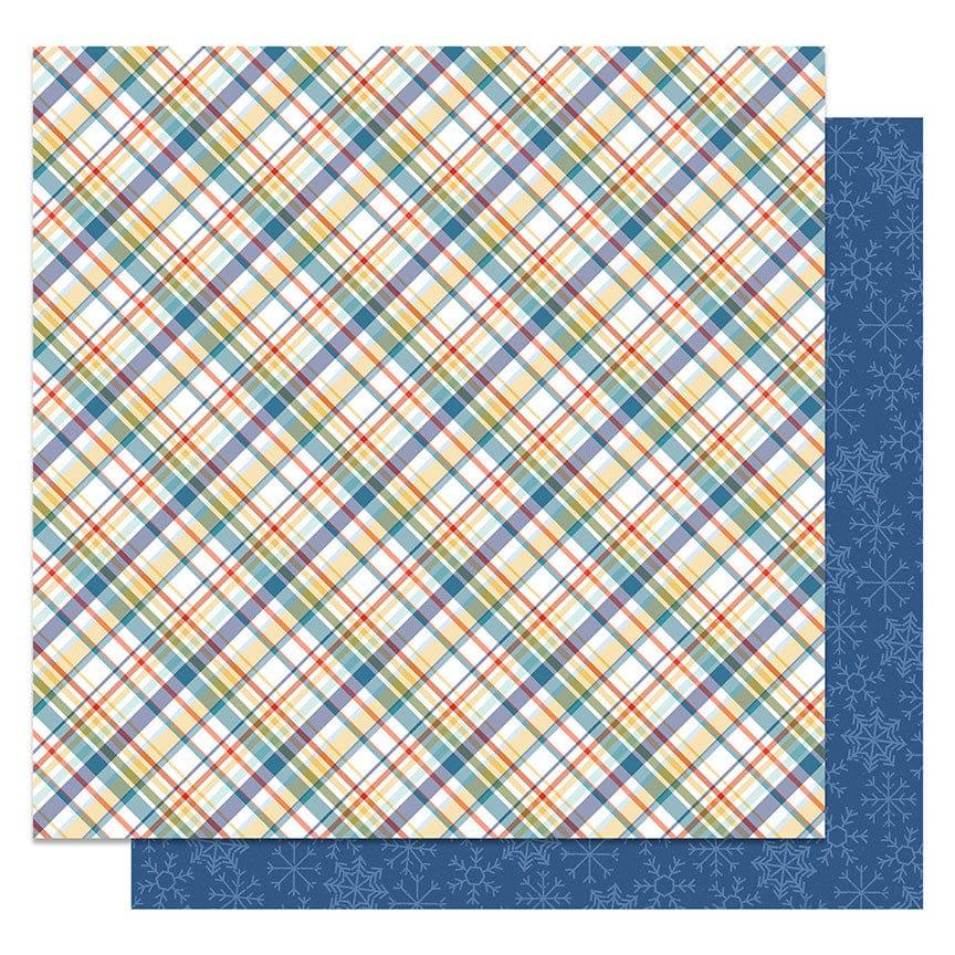 Frostival Collection Polar Plunge 12 x 12 Double-Sided Scrapbook Paper by Photo Play Paper