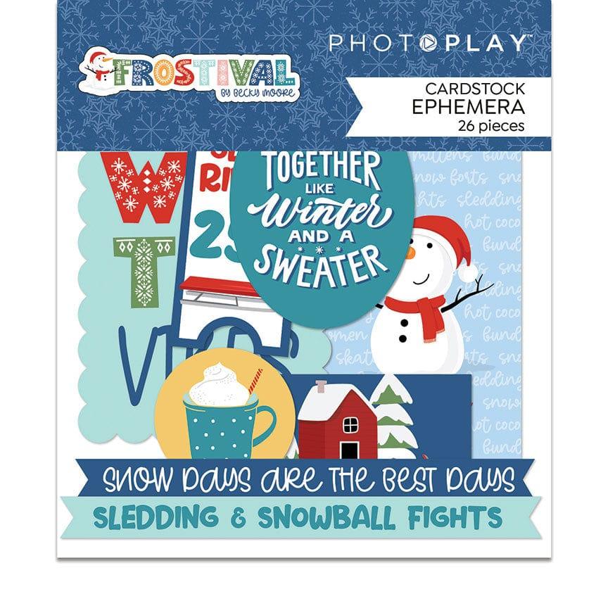 Frostival Collection 5 x 5 Die Cut Scrapbook Embellishments by Photo Play Paper