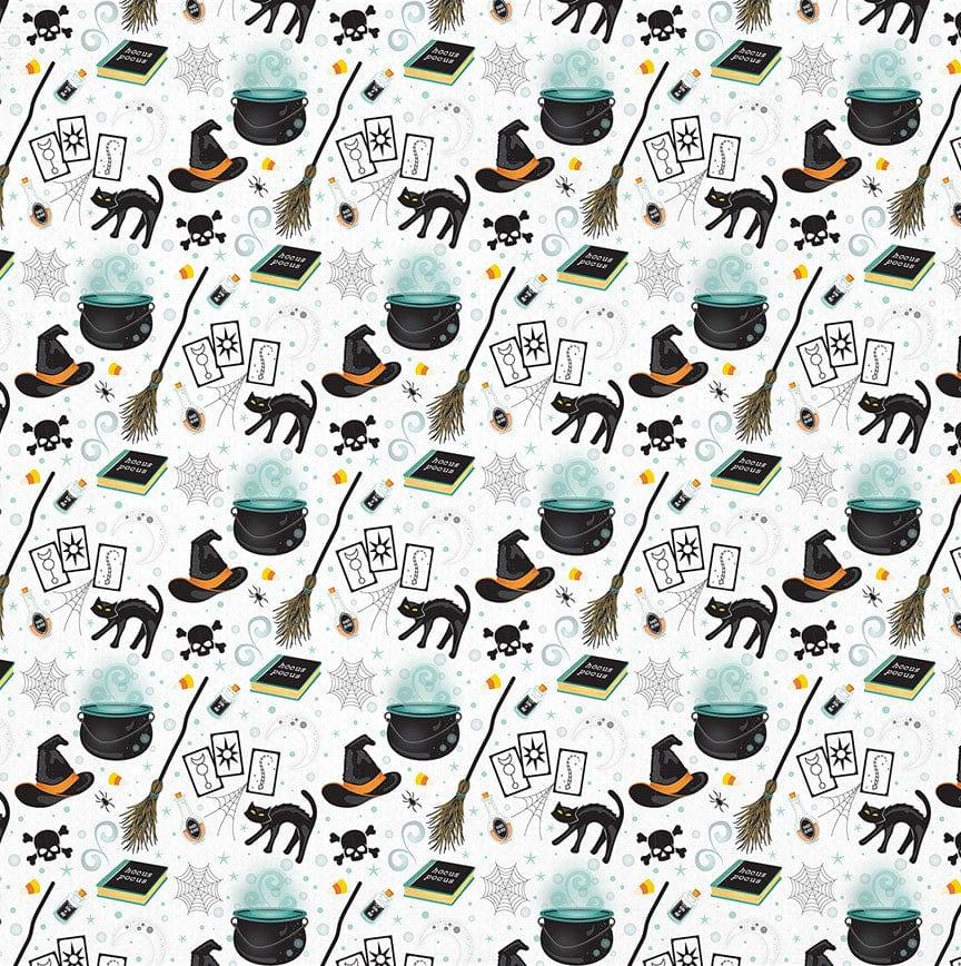 Fright Night Collection Toil & Trouble 12 x 12 Double-Sided Scrapbook Paper by Photo Play Paper - Scrapbook Supply Companies