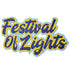 Festival of Lights 4.5 x 8 Title Laser Cut Scrapbook Embellishment by SSC Laser Designs