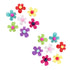 Spring Fling 2 Collection .75" Flower Flatback Scrapbook Embellishments - 10 Pieces