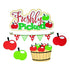 Freshly Picked Apples Title & Accessories 6-Piece Laser Cut Scrapbook Embellishments by SSC Laser Designs