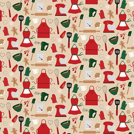 A Gingerbread Christmas Collection Kitchen Magic 12 x 12 Double-Sided Scrapbook Paper by Echo Park Paper - Scrapbook Supply Companies