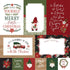 Gnome For Christmas Collection 4x6 Journaling Cards 12 x 12 Double-Sided Scrapbook Paper by Echo Park Paper - Scrapbook Supply Companies