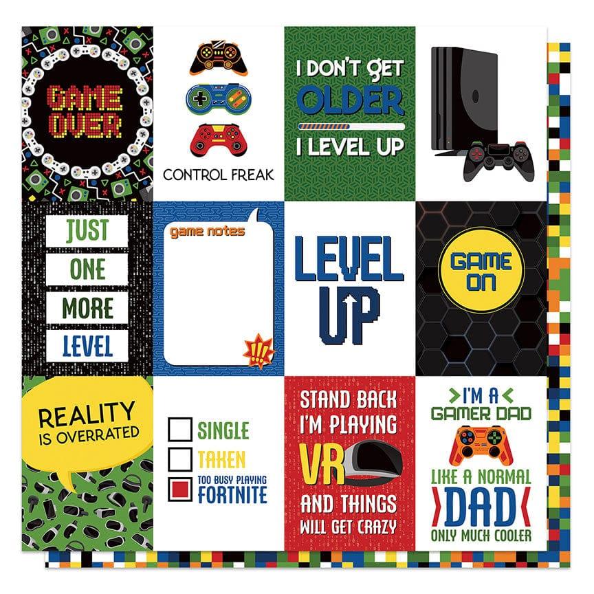 Gamer Collection 12 x 12 Paper & Sticker Collection Pack by Photo Play Paper - Scrapbook Supply Companies