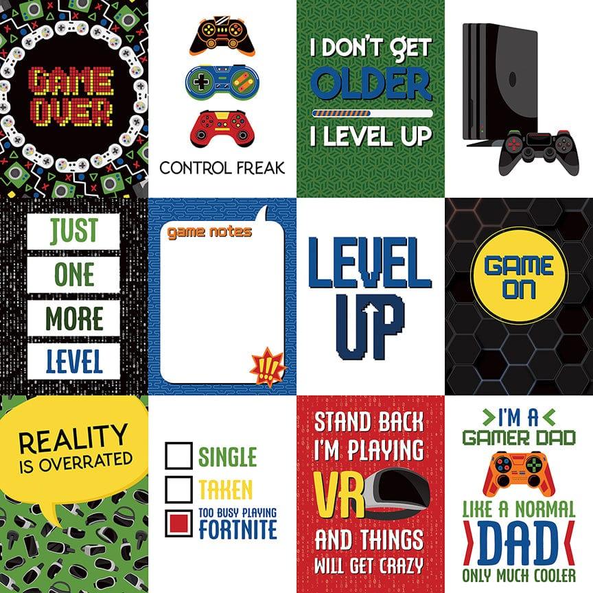 Gamer Collection Glitch 12 x 12 Double-Sided Scrapbook Paper by Photo Play Paper - Scrapbook Supply Companies