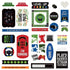 Gamer Collection 5 x 5 Die Cut Scrapbook Embellishments by Photo Play Paper - Scrapbook Supply Companies