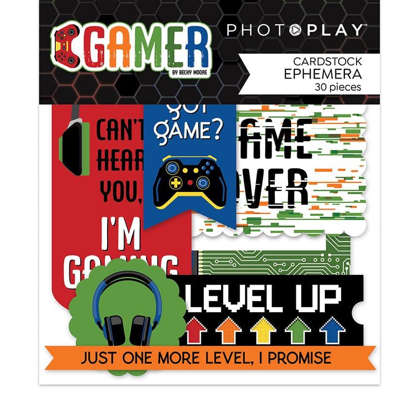 Gamer Collection 5 x 5 Die Cut Scrapbook Embellishments by Photo Play Paper - Scrapbook Supply Companies