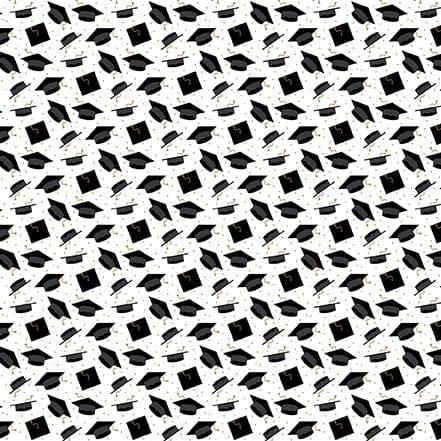 Graduation Collection 4x3 Journaling Cards 12 x 12 Double-Sided Scrapbook Paper by Echo Park Paper - Scrapbook Supply Companies