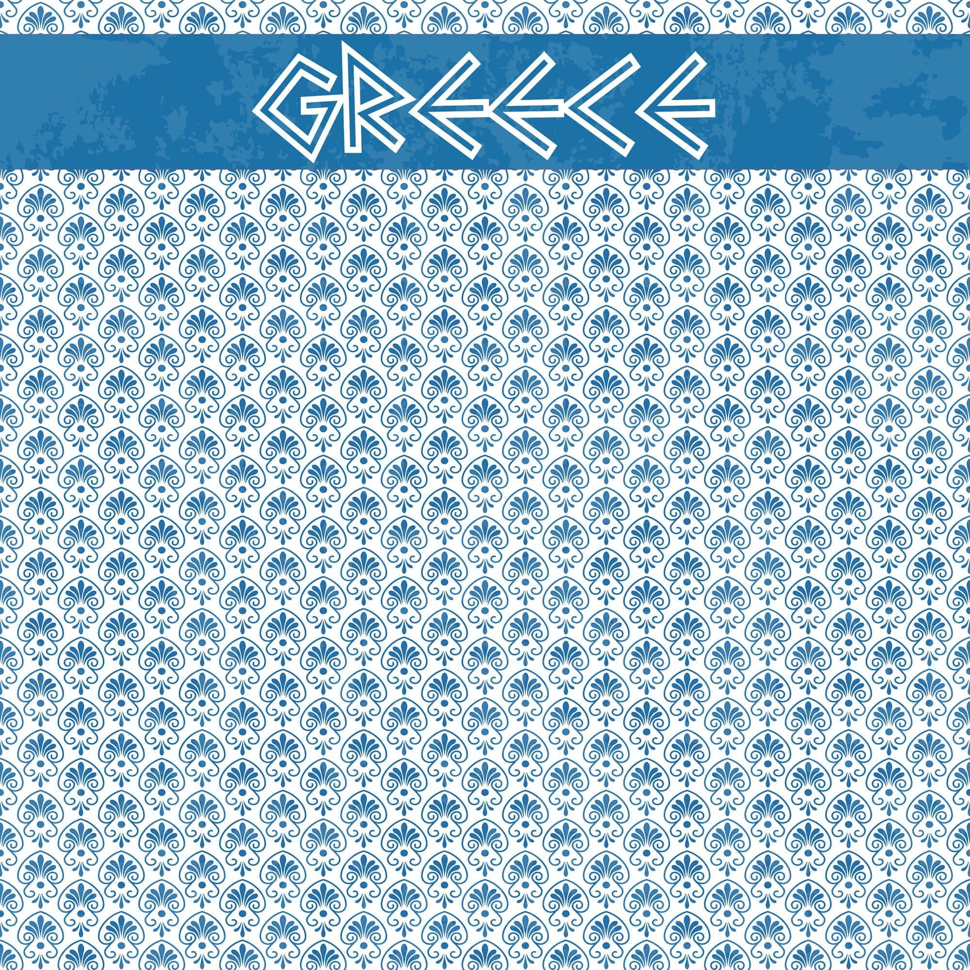 Greece Collection Greece 12 x 12 Double-Sided Scrapbook Paper by SSC Designs - Scrapbook Supply Companies