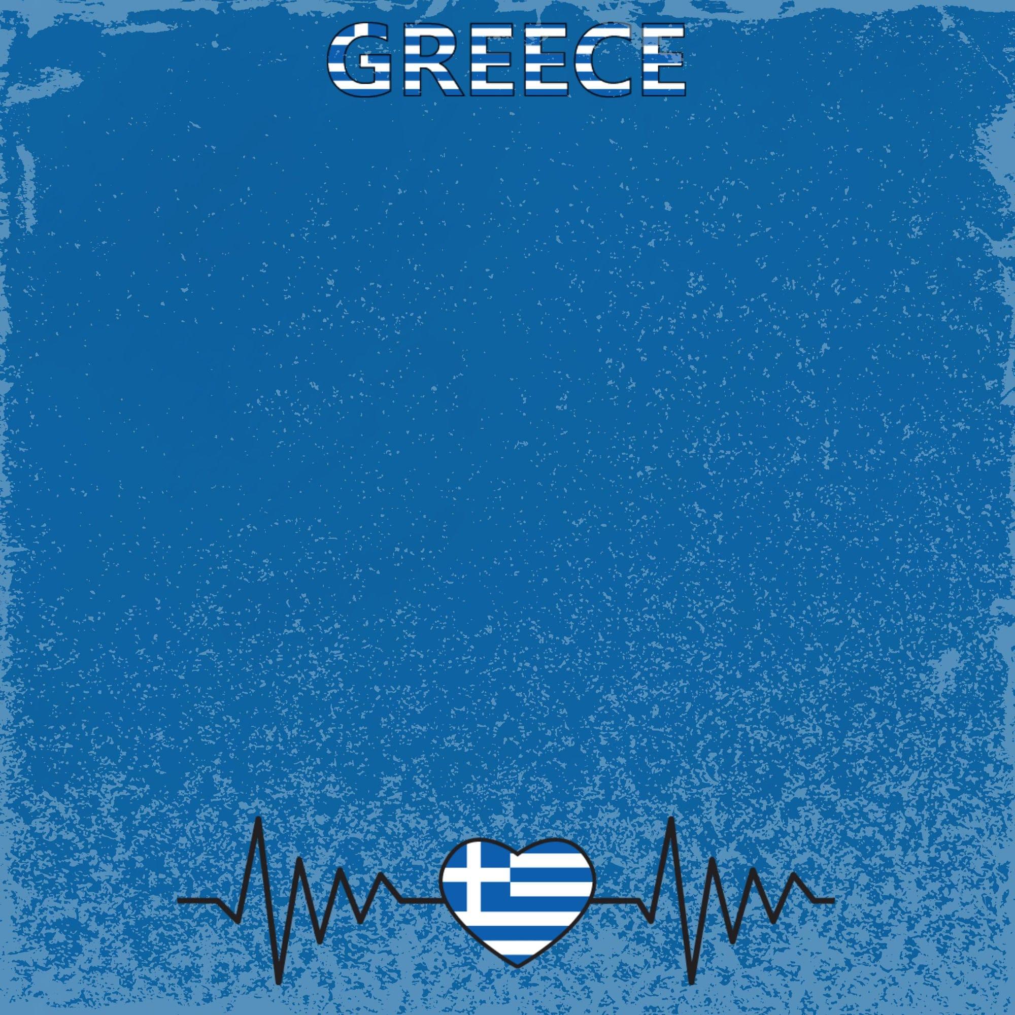 Greece Collection Greece Heartbeat 12 x 12 Double-Sided Scrapbook Paper by SSC Designs - Scrapbook Supply Companies
