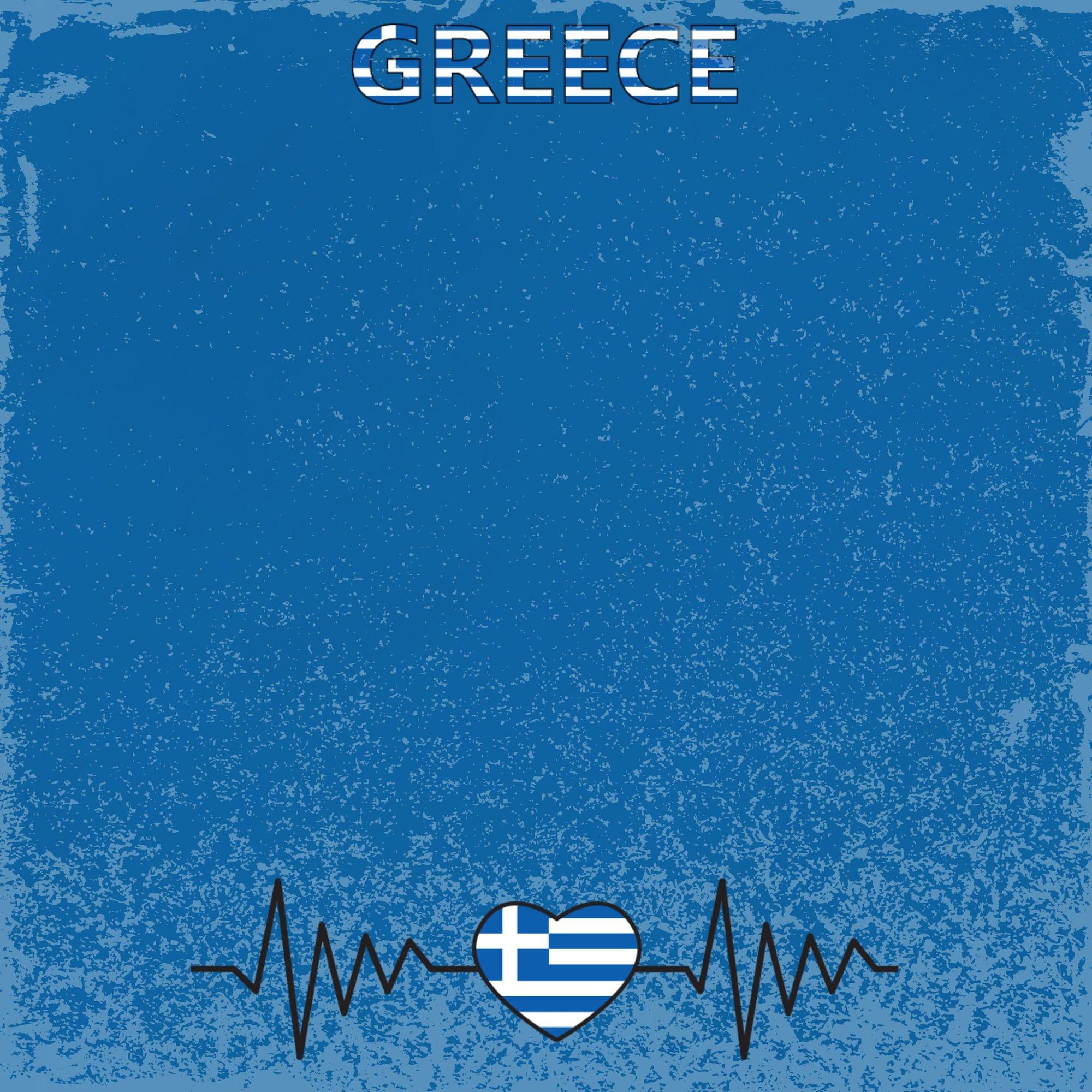 Greece Collection Greece Heartbeat 12 x 12 Double-Sided Scrapbook Paper by SSC Designs - Scrapbook Supply Companies