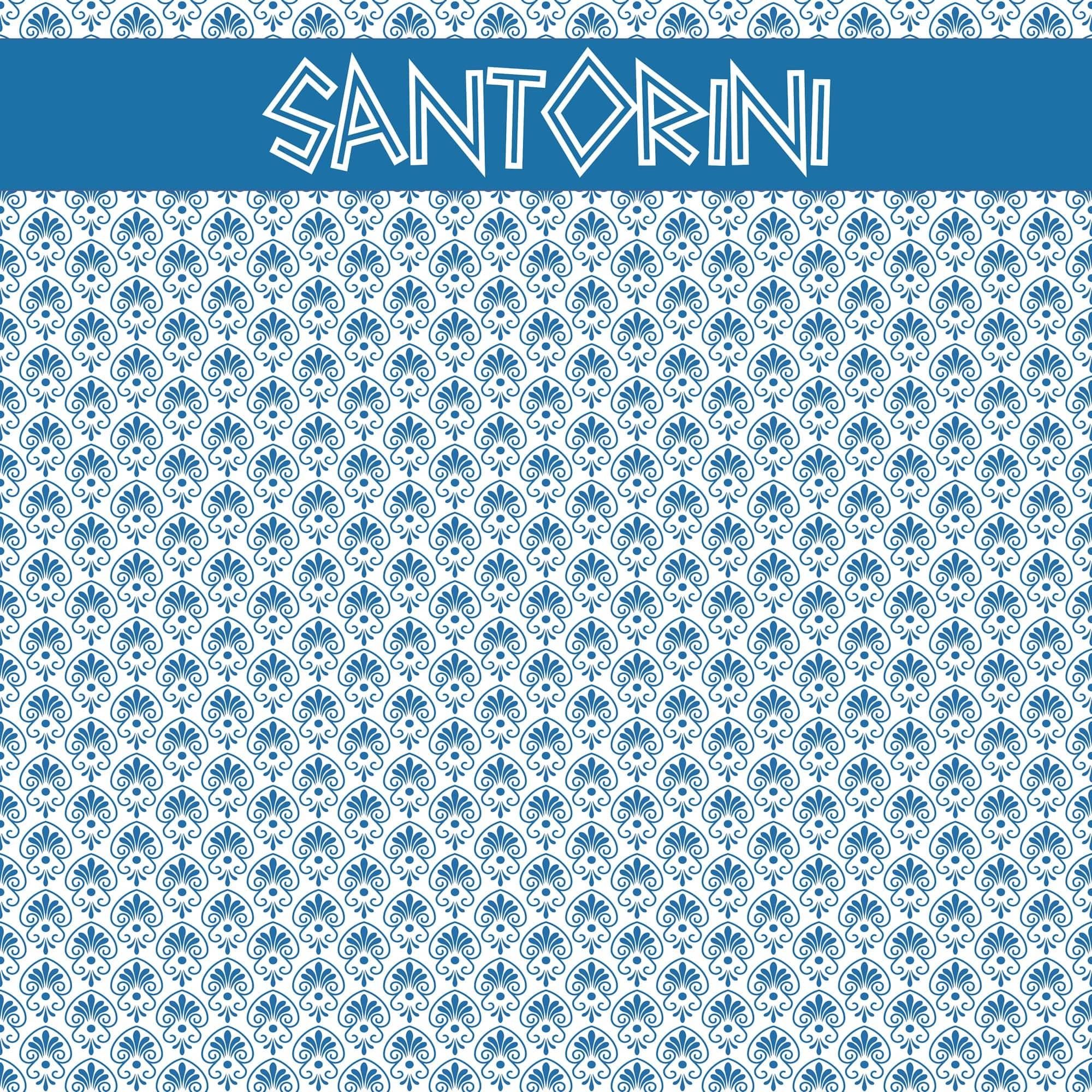 Greece Collection Santorini 12 x 12 Double-Sided Scrapbook Paper by SSC Designs - Scrapbook Supply Companies
