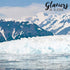 Alaska Adventure Collection Alaska Glacier Watercolor Left 12 x 12 Scrapbook Paper by Scrapbook Customs