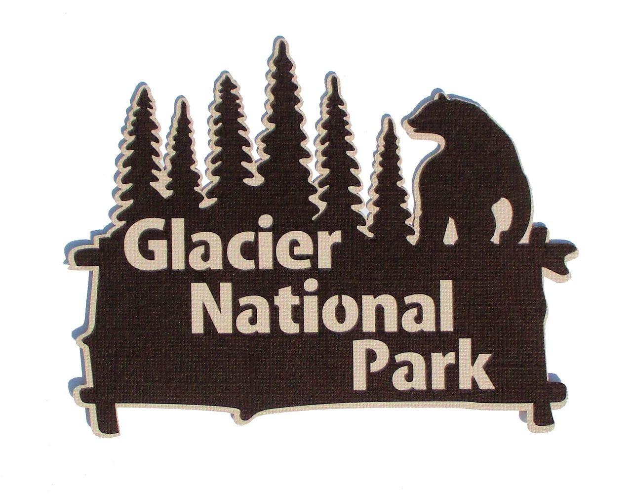 Glacier National Park 4 x 6 Title Laser Cut by SSC Laser Designs
