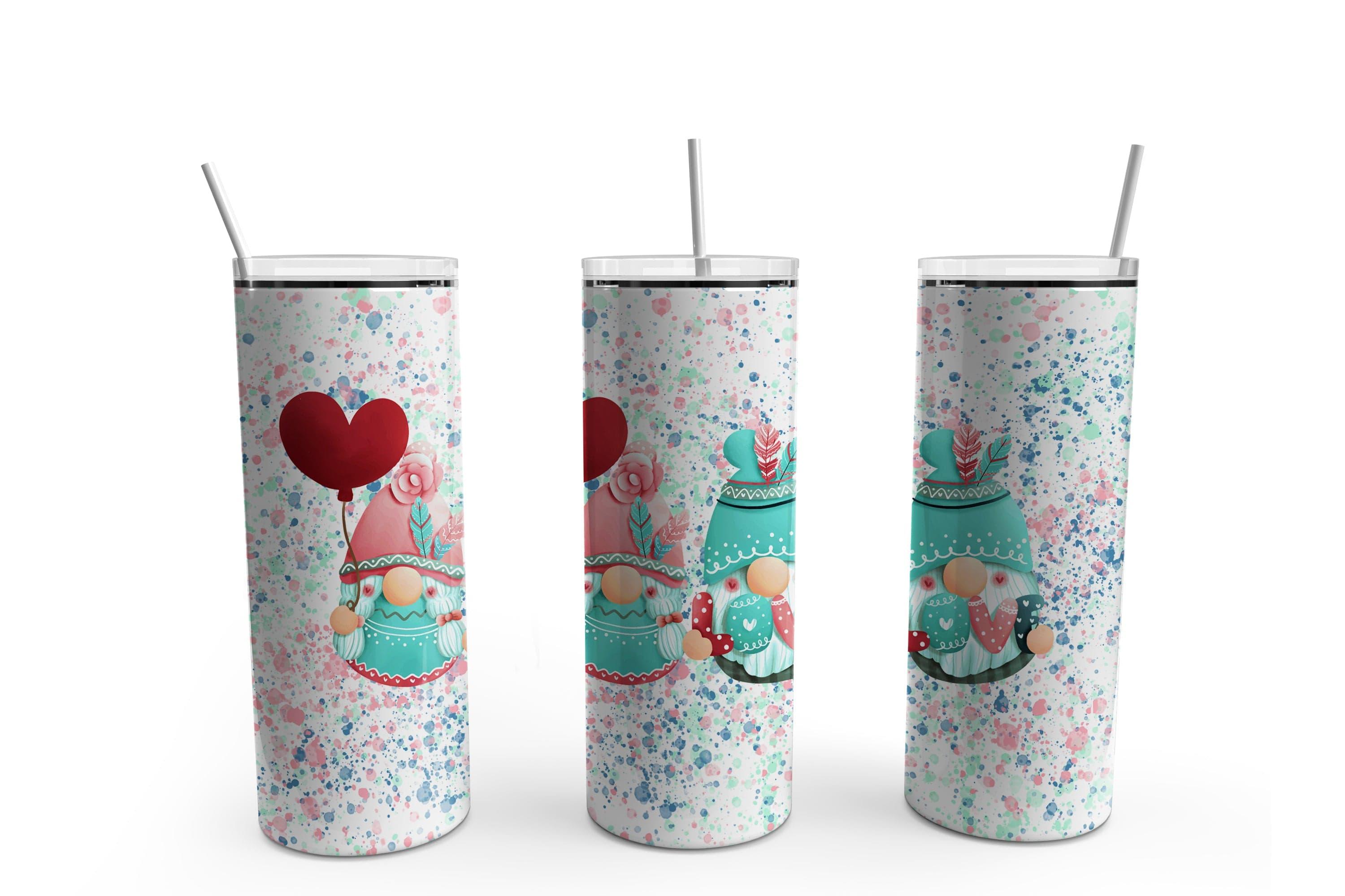 Love Gnomes 30 oz. Straight Skinny Tumbler by SSC Designs - Scrapbook Supply Companies