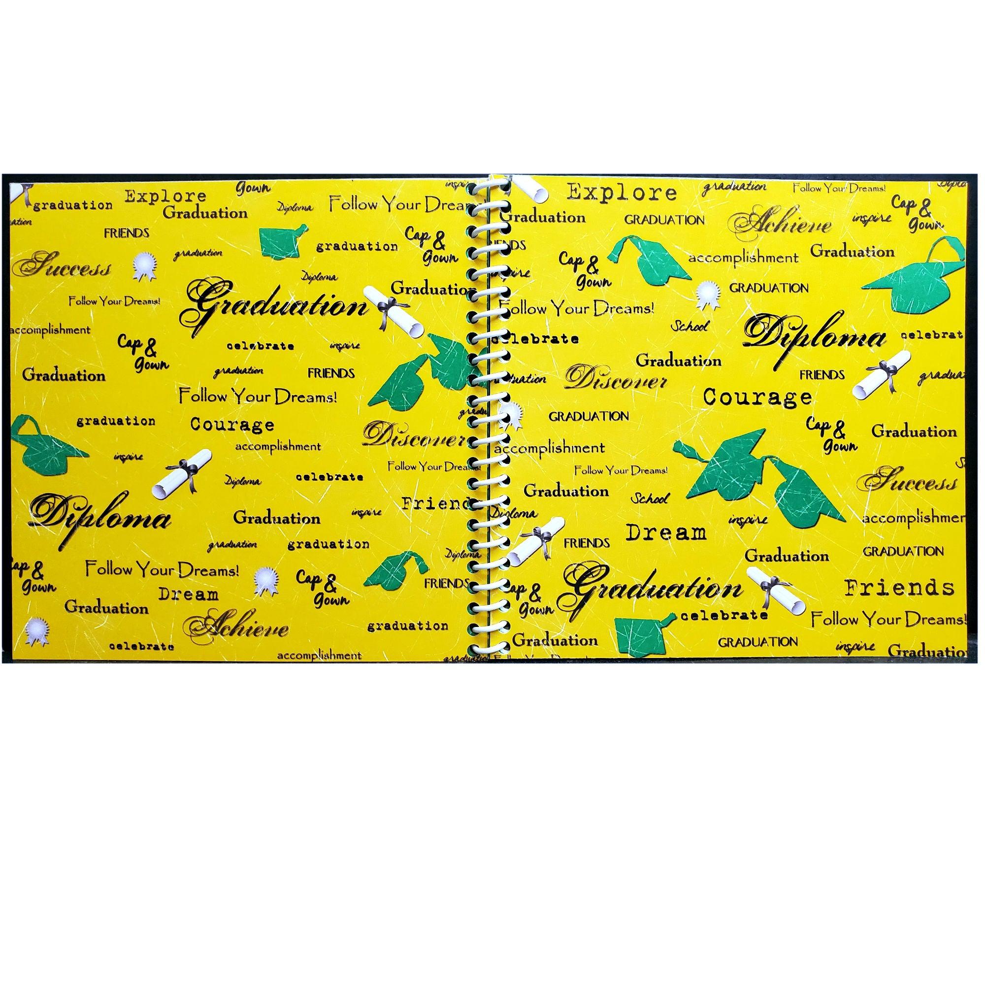 Crystal Lake South High School Gators, Crystal Lake, IL Graduation Mini Album Kit includes album, sticker, and cardstock by Scrapbook Customs - Scrapbook Supply Companies