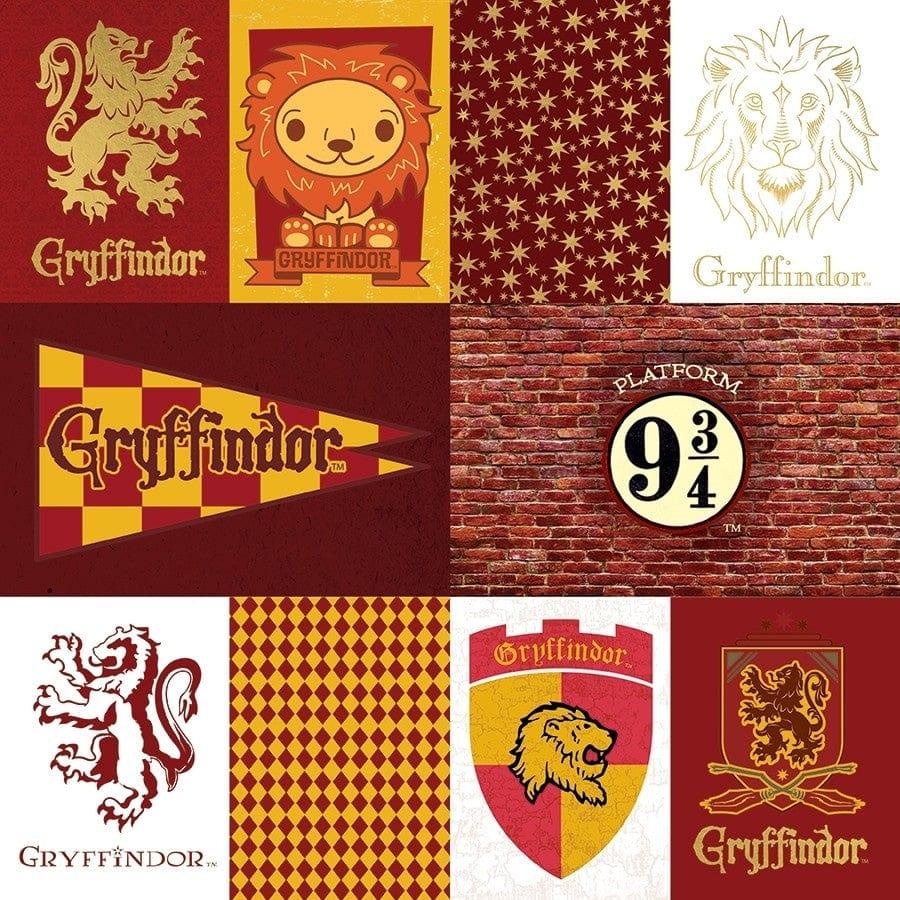 Harry Potter Double-Sided Paper 12x12 Gryffindor House Tag