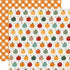 Happy Fall Collection Pumpkin Spice 12 x 12 Double-Sided Scrapbook Paper by Echo Park Paper