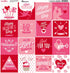 Heart & Soul Collection Valentine Tags by SSC Designs-Set of 13 - Scrapbook Supply Companies