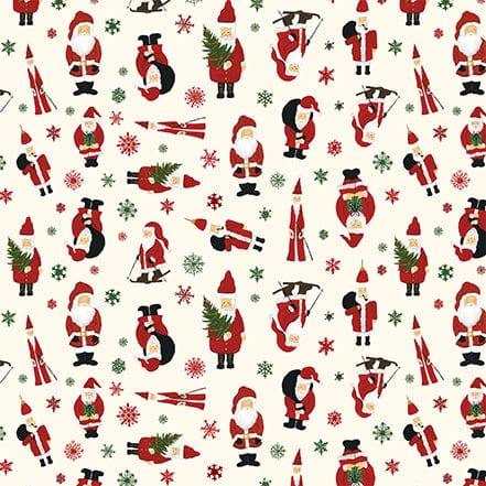 Here Comes Santa Claus Collection Jingle All The Way 12 x 12 Double-Sided Scrapbook Paper by Echo Park Paper - Scrapbook Supply Companies