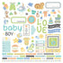 Hush Little Baby Collection Boy 12 x 12 Cardstock Scrapbook Sticker Sheet by Photo Play Paper