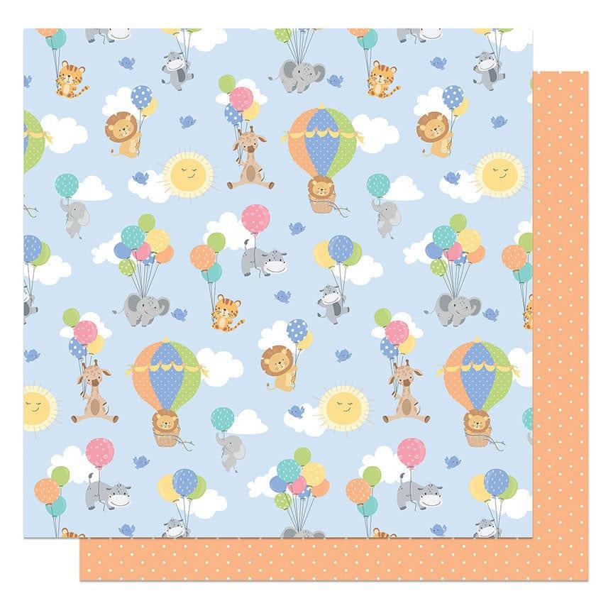 Hush Little Baby Collection Fly Away 12 x 12 Double-Sided Scrapbook Paper by Photo Play Paper