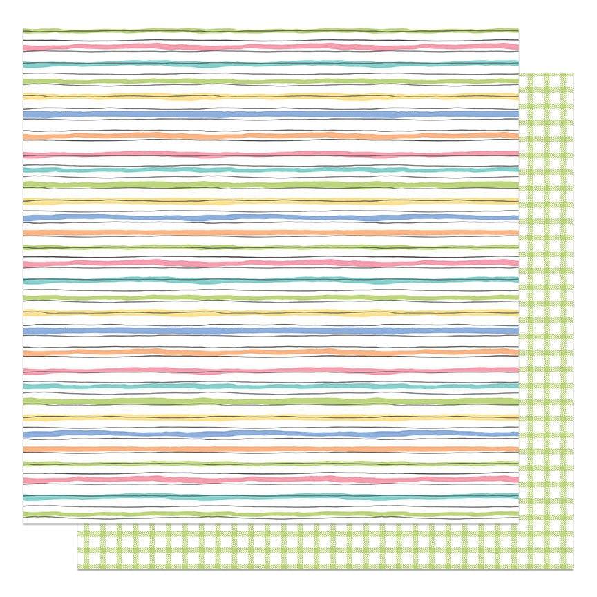 Hush Little Baby Collection My Crib 12 x 12 Double-Sided Scrapbook Paper by Photo Play Paper
