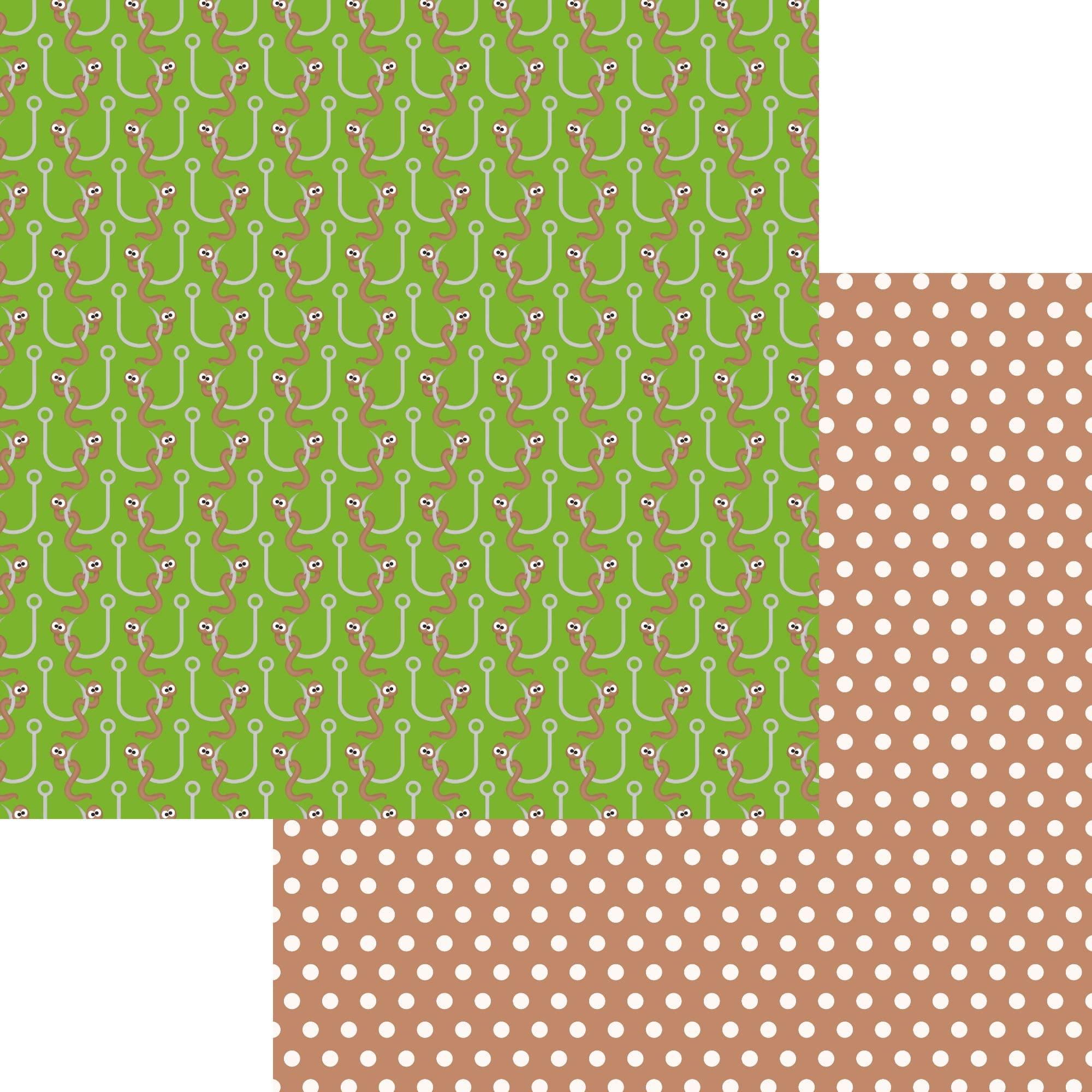 Hook, Line & Sinker Collection That's A Bite 12 x 12 Double-Sided Scrapbook Papers by SSC Designs