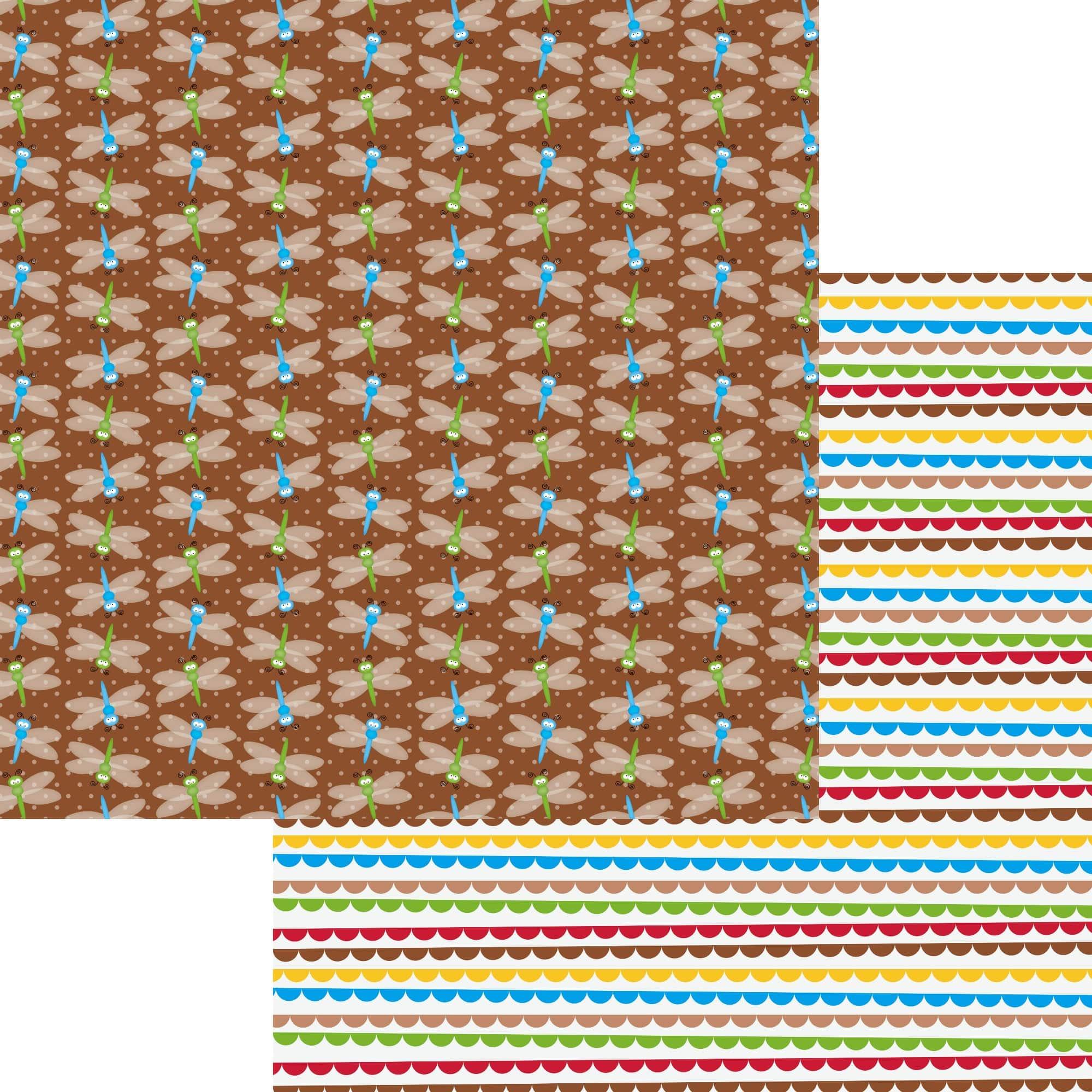 Hook, Line & Sinker Collection Fly Fishing 12 x 12 Double-Sided Scrapbook Papers by SSC Designs