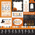 Halloween Party Collection Multi Journaling Cards 12 x 12 Double-Sided Scrapbook Paper by Echo Park Paper - Scrapbook Supply Companies