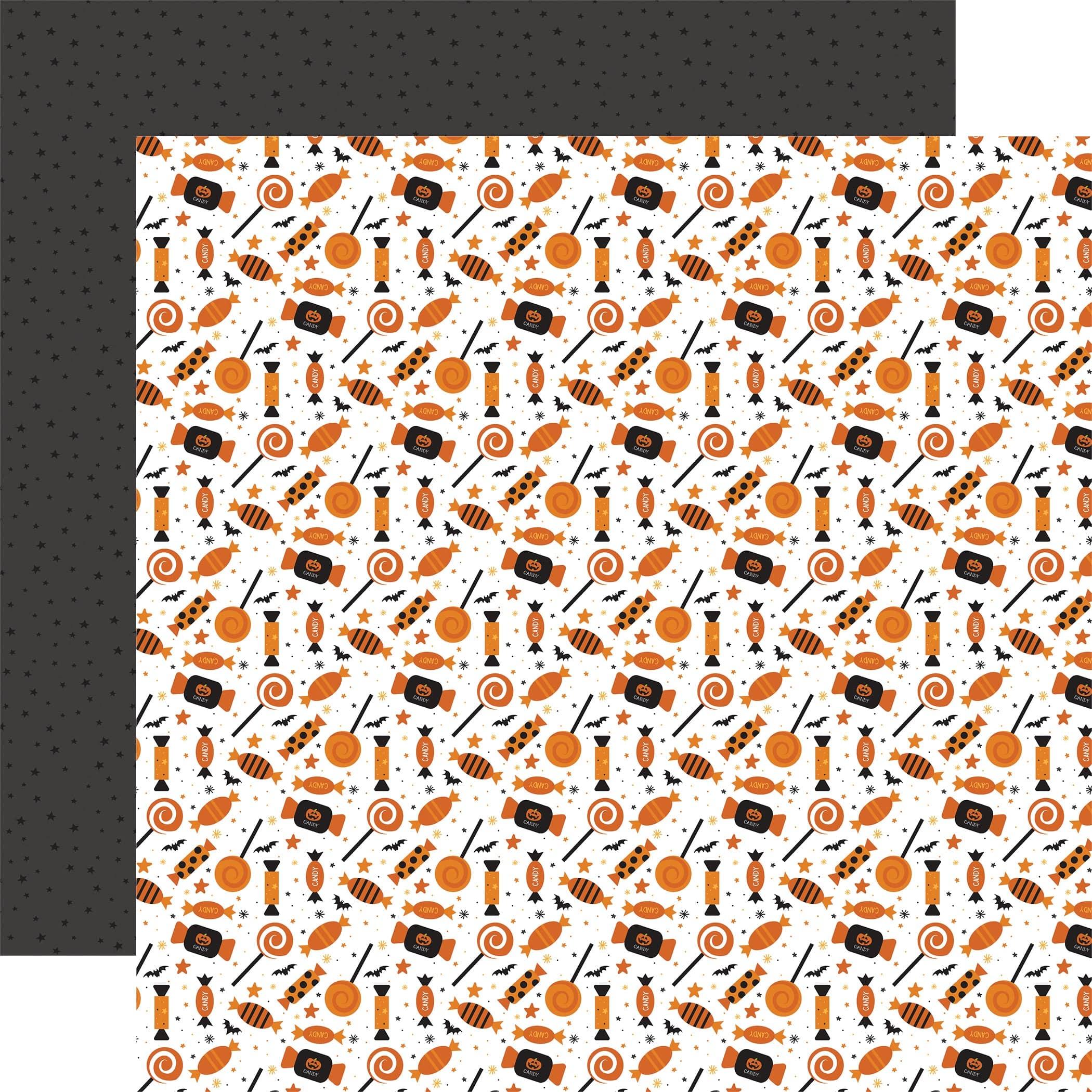 Halloween Party Collection Cursed Candy 12 x 12 Double-Sided Scrapbook Paper by Echo Park Paper - Scrapbook Supply Companies