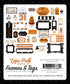 Halloween Party Collection 5 x 5 Scrapbook Tags & Frames Die Cuts by Echo Park Paper - Scrapbook Supply Companies