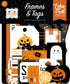 Halloween Party Collection 5 x 5 Scrapbook Tags & Frames Die Cuts by Echo Park Paper - Scrapbook Supply Companies