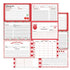 Happy Fruit Collection Red Horizontal Recipe Cards 12 x 12 Double-Sided Scrapbook Paper by Photo Play Paper