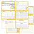 Happy Fruit Collection Yellow Horizontal Recipe Cards 12 x 12 Double-Sided Scrapbook Paper by Photo Play Paper