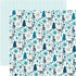 Hello Winter 13-Piece Collection Kit by Echo Park Paper-12 Papers, 1 Sticker - Scrapbook Supply Companies