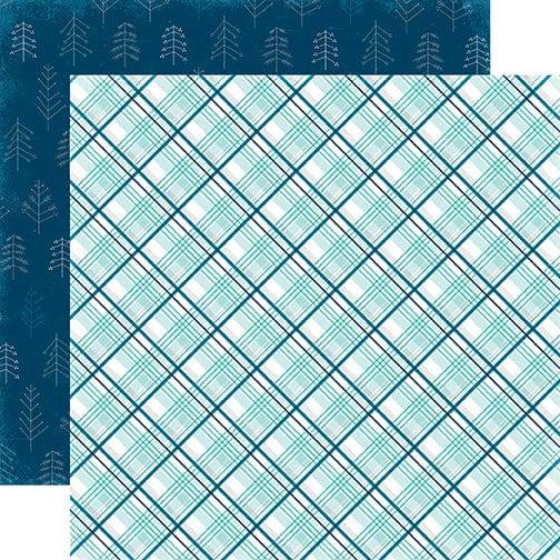 Hello Winter 13-Piece Collection Kit by Echo Park Paper-12 Papers, 1 Sticker - Scrapbook Supply Companies