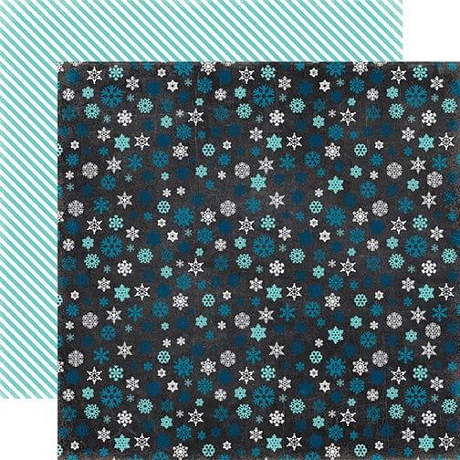Hello Winter 13-Piece Collection Kit by Echo Park Paper-12 Papers, 1 Sticker - Scrapbook Supply Companies