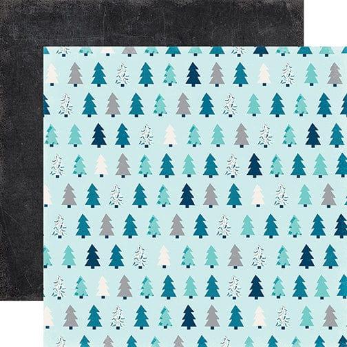 Hello Winter 13-Piece Collection Kit by Echo Park Paper-12 Papers, 1 Sticker - Scrapbook Supply Companies
